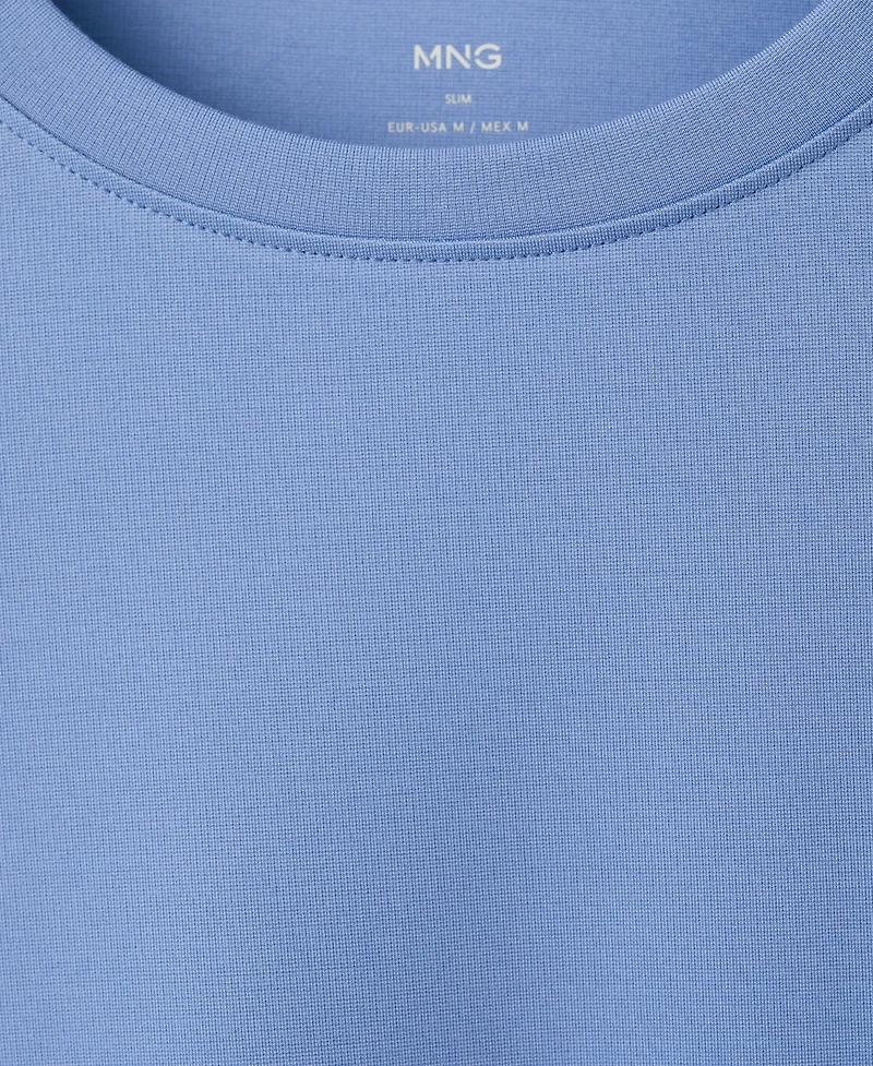 Mango Men's Slim-Fit Comfort Stretch T-Shirt