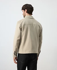 Mango Men's Suede Effect Jacket