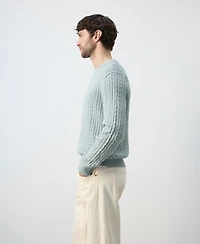Mango Men's Cotton Cable-Knit Sweater