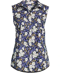 Lands' End Women's No Iron Sleeveless Shirt