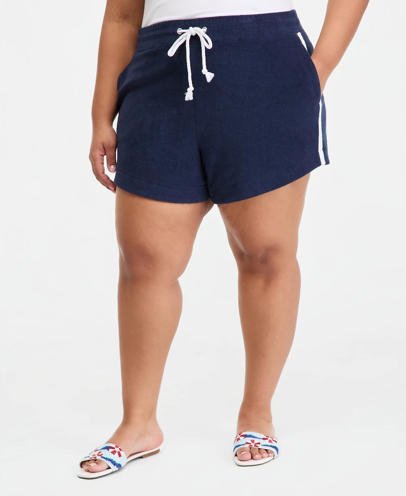 On 34th Trendy Plus Drawstring Shorts, Macy's Exclusive