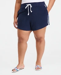 On 34th Trendy Plus Drawstring Shorts, Macy's Exclusive