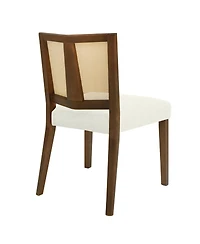 Streamdale Furniture Rattan Dining Chair Without Arm Set of 2