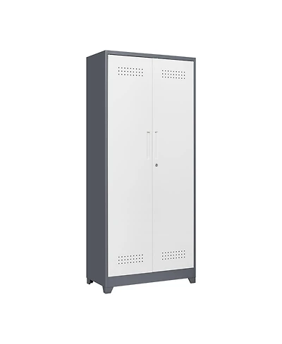 Clihome Metal Cleaning Tool Cabinets With Locking Doors