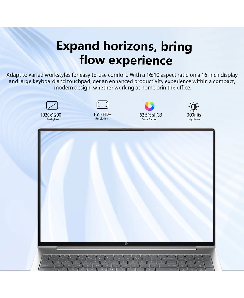 Hp ProBook 4 16" Traditional Laptop Amd Ryzen 5 32GB Ram Amd Radeon Graphics 1TB Ssd Storage Windows 11 Pro 60Hz - Silver