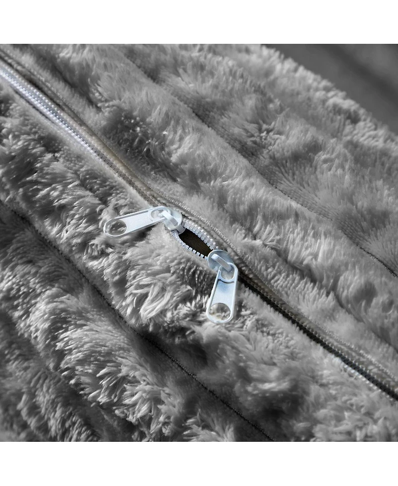 Streamdale Furniture Plush Corduroy Ottoman.