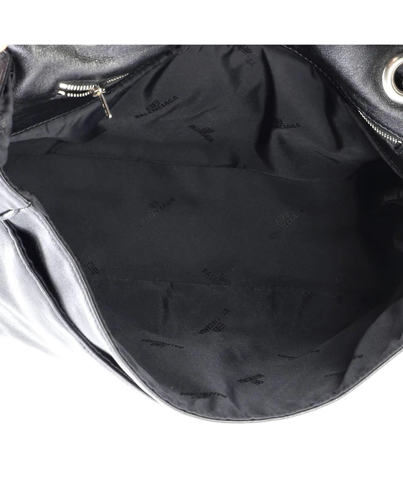 Pre-Owned Balenciaga Medium Modu Chain Flap Bag Leather