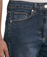 Reiss Women's Mid-Rise Straight-Leg Jeans