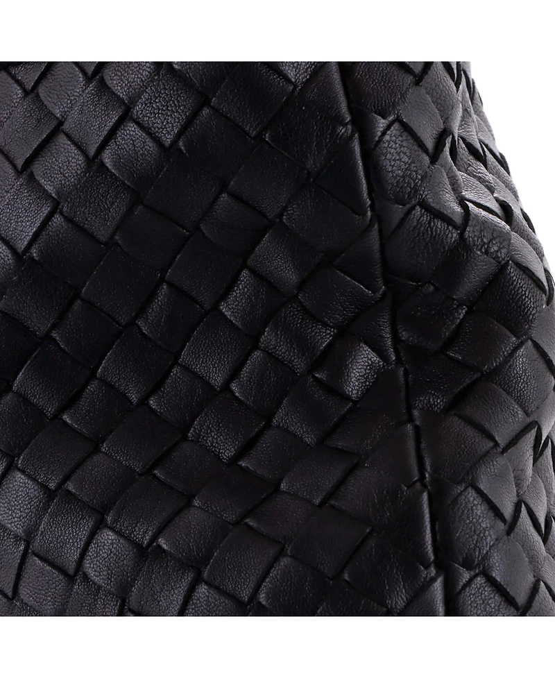 Pre-Owned Bottega Veneta Shoulder Briefcase Intrecciato Leather