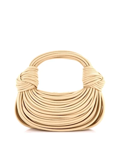 Pre-Owned Bottega Veneta Mini Double Knot Hobo Tubular Leather