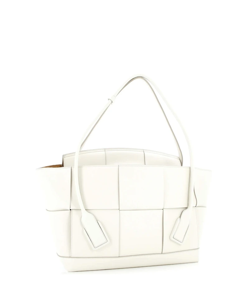 Pre-Owned Bottega Veneta Large Arco Bag Maxi Intrecciato Leather