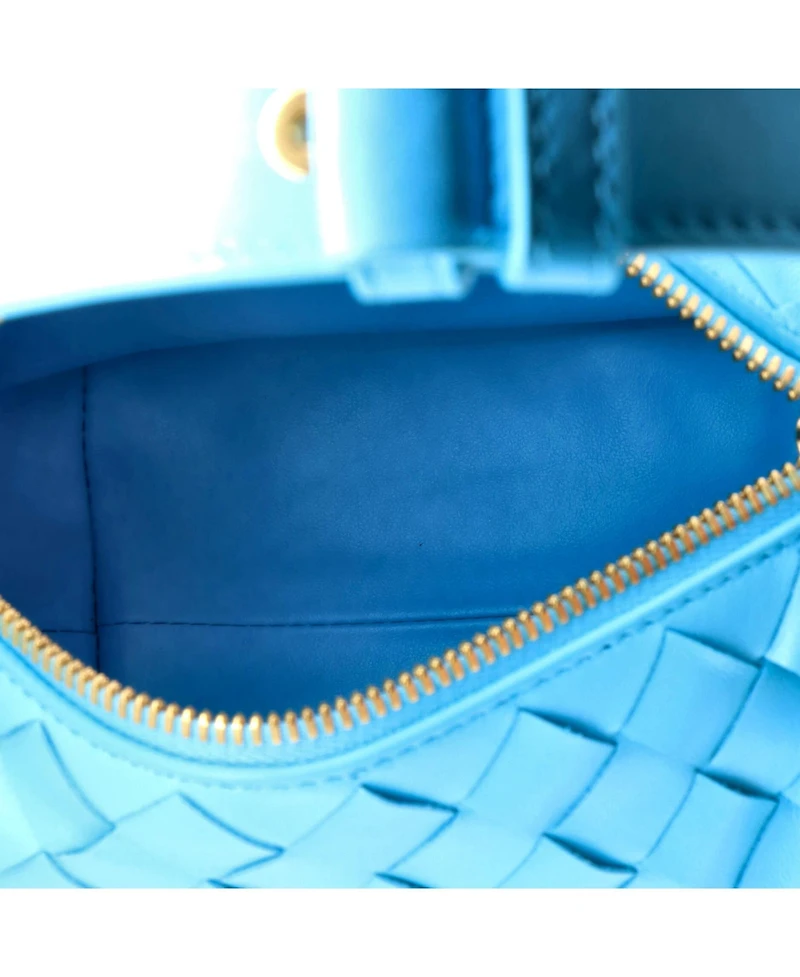 Pre-Owned Bottega Veneta Mini Wallace Shoulder Bag Intrecciato Nappa