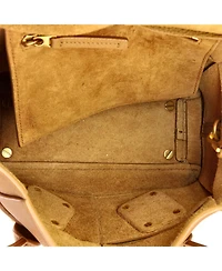 Pre-Owned Bottega Veneta Small Arco Bag Maxi Intrecciato Leather