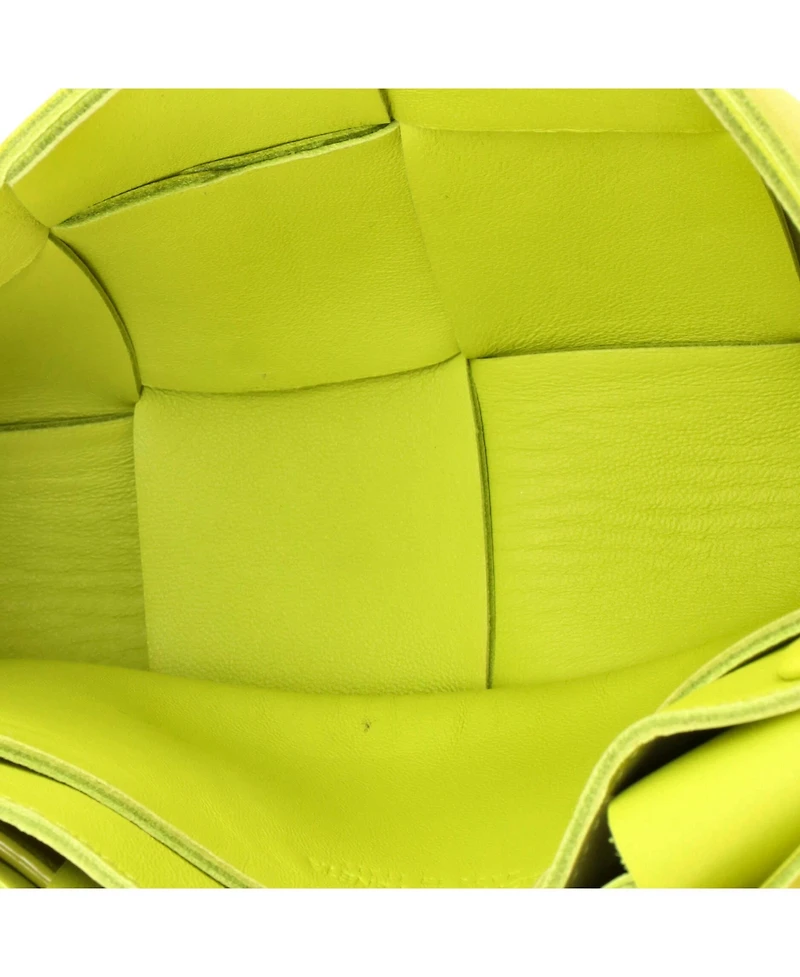 Pre-Owned Bottega Veneta Cassette Belt Bag Maxi Intrecciato Leather