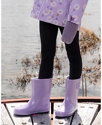Deux par Deux Little Girls Rubber Rain Boots