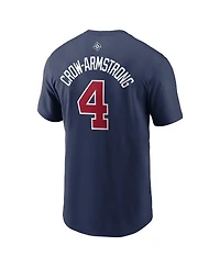 Nike Men's Pete Crow-Armstrong Navy Usa Baseball 2026 World Baseball Classic Name Number T-Shirt
