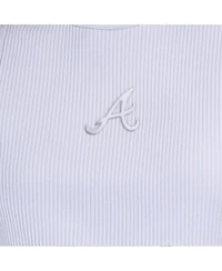 Starter Women's Light Blue Atlanta Braves Pastels Ribbed Tank Top