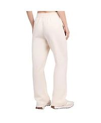 Starter Women's Cream Green Bay Packers Pastel High Waisted Travel Fleece Pants