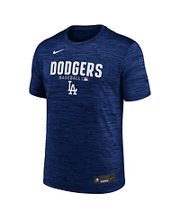 Nike Men's Royal Los Angeles Dodgers Authentic Collection Velocity Dri-fit T-Shirt