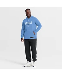 Nike Men's Light Blue Kansas City Royals Authentic Collection Therma-fit Hoodie