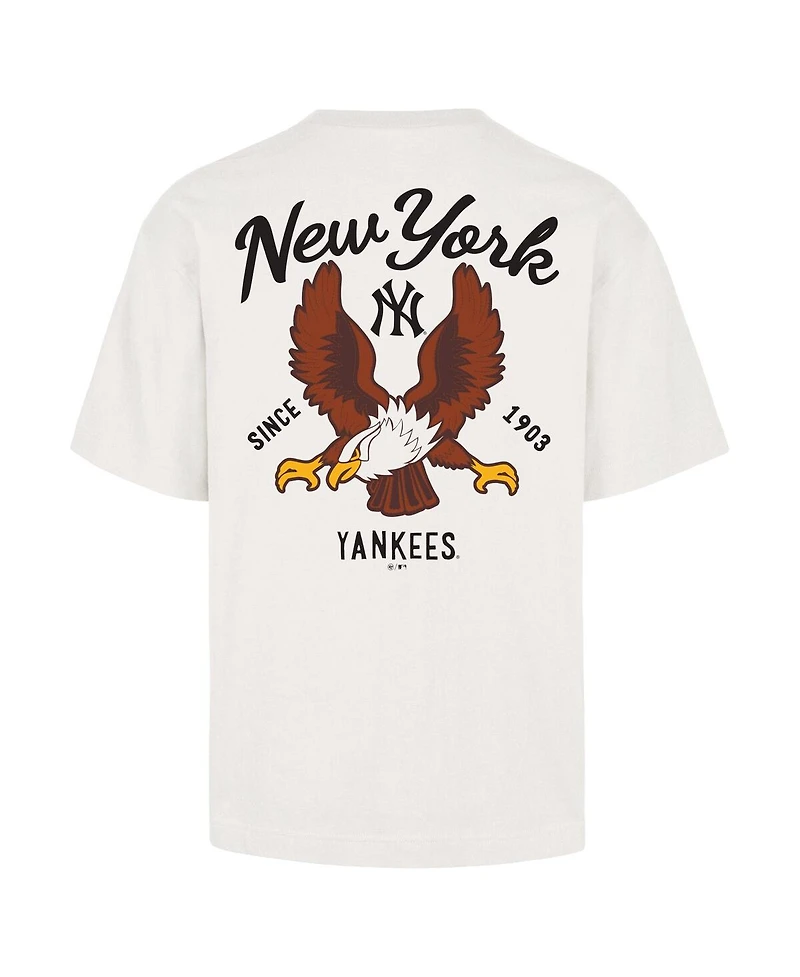 '47 Brand Men's Cream New York Yankees Souvenir Eagle Foundation T-Shirt