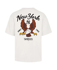 '47 Brand Men's Cream New York Yankees Souvenir Eagle Foundation T-Shirt