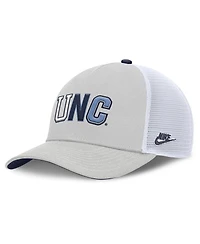 Nike Men's and Women's Gray North Carolina Tar Heels 2026 Basketball Refresh 5-Panel Rise Trucker Hat