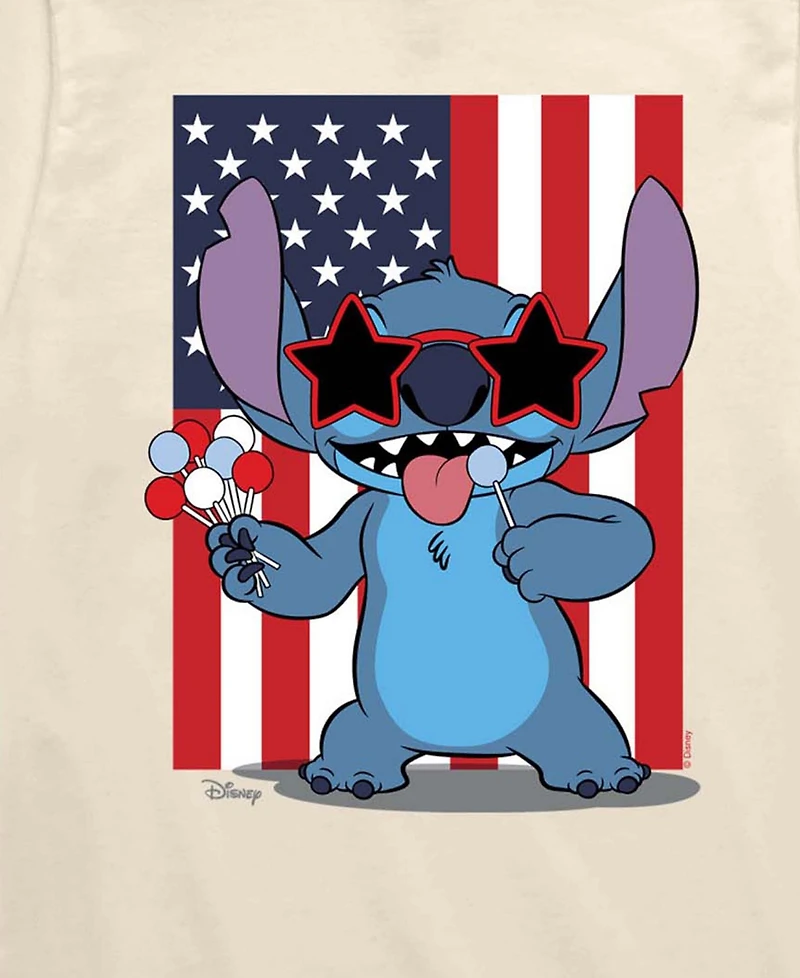 Lilo & Stitch Boys' Toddler 2T-5T Americool Short-Sleeve Graphic T-Shirt