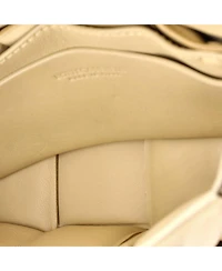 Pre-Owned Bottega Veneta Cassette Belt Bag Padded Intrecciato Leather