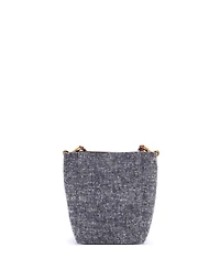 Pre-Owned Celine Small Sangle Seau Bag Tweed