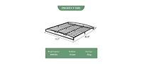 gaomon King 6 Inch Metal Platform Bed Frame