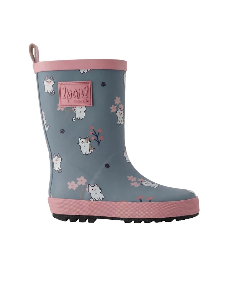 Deux par Deux Little Girls Rain Boots