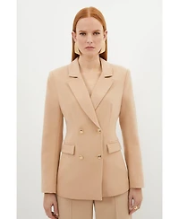 Karen Millen Women's Tailored Doubled Breasted Blazer