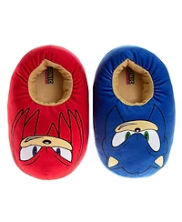 Sonic The Hedgehog Little Kid & Big Lightweight Plush Warm House Slippers