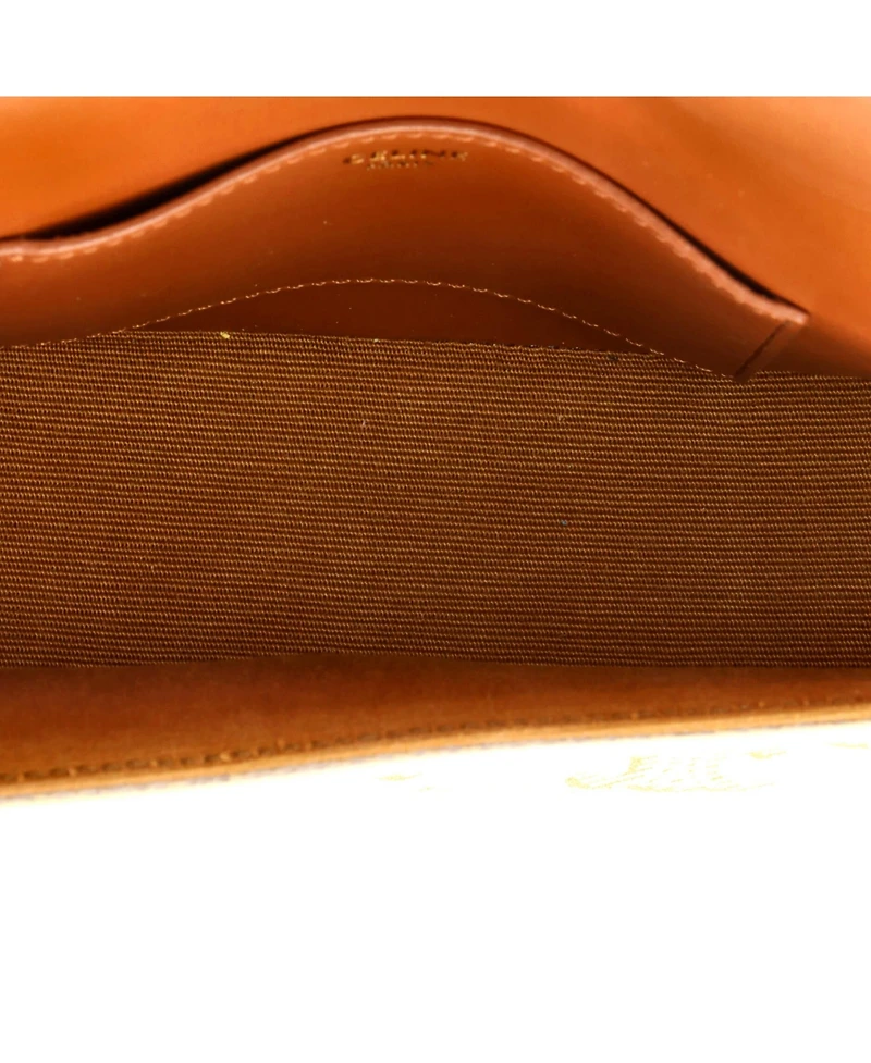 Pre-Owned Celine Tabou Clutch with Strap Triomphe Coated Canvas