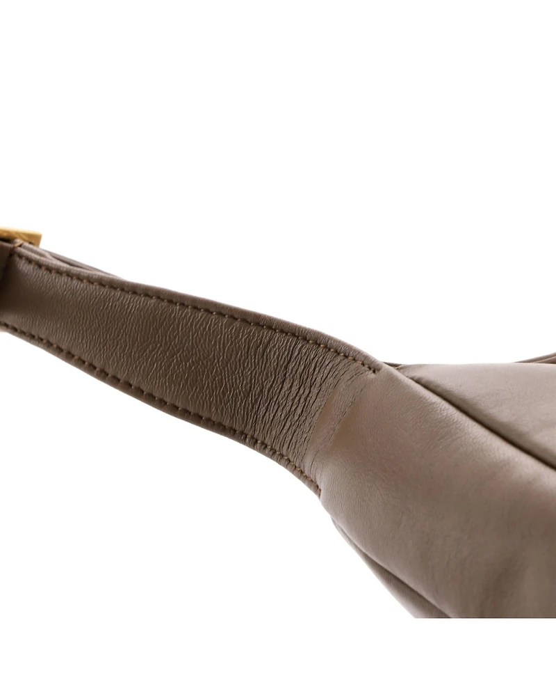 Pre-Owned Saint Laurent Small Le 5 a 7 Hobo Padded Leather