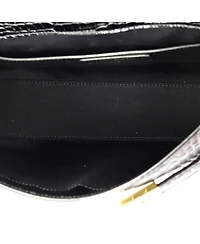 Pre-Owned Saint Laurent Medium Manhattan Shoulder Bag Embossed Leather