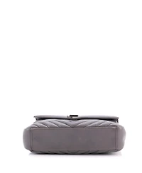 Pre-Owned Saint Laurent Medium Classic Monogram College Bag Matelasse Chevron Leather