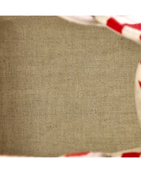 Pre-Owned Celine Small Cabas Thais Tote Triomphe Striped Canvas