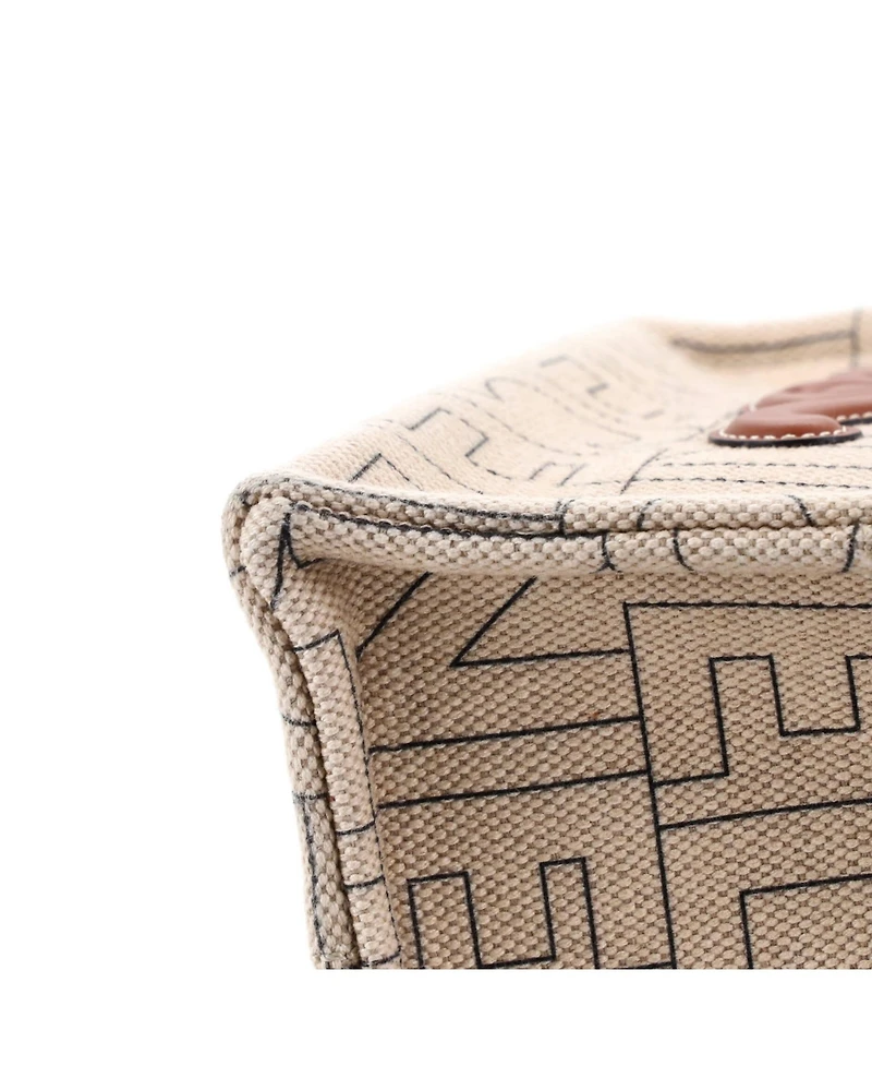 Pre-Owned Celine Small Cabas Thais Tote Triomphe Printed Canvas