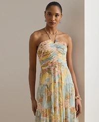 Lauren Ralph Women's Floral Print Tiered Maxi Dress