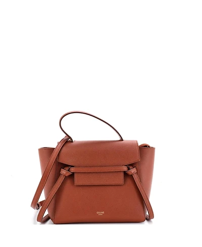 Pre-Owned Celine Nano Belt Bag Textured Leather