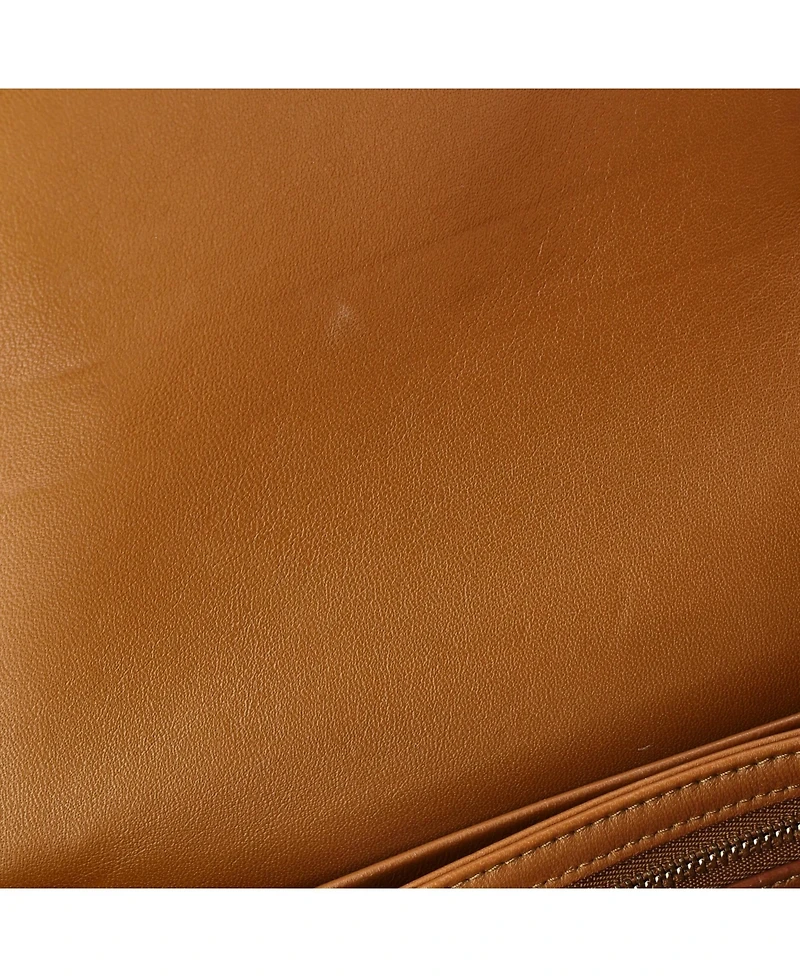 Pre-Owned Celine Medium Triomphe Shoulder Bag Canvas with Leather