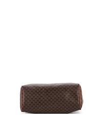 Pre-Owned Celine Medium Vintage Boston Bag Macadam Coated Canvas