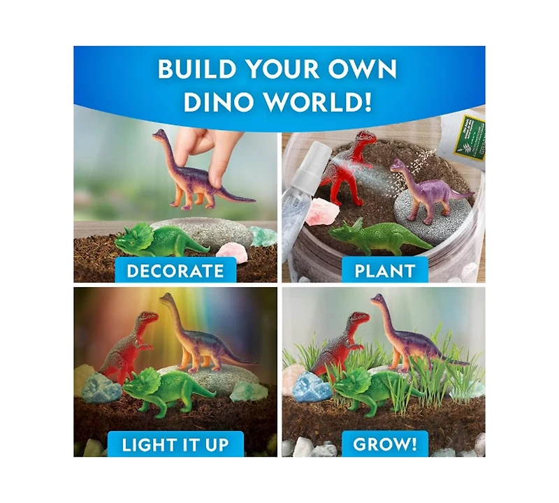 National Geographic Light-Up Dinosaur Terrarium Kit