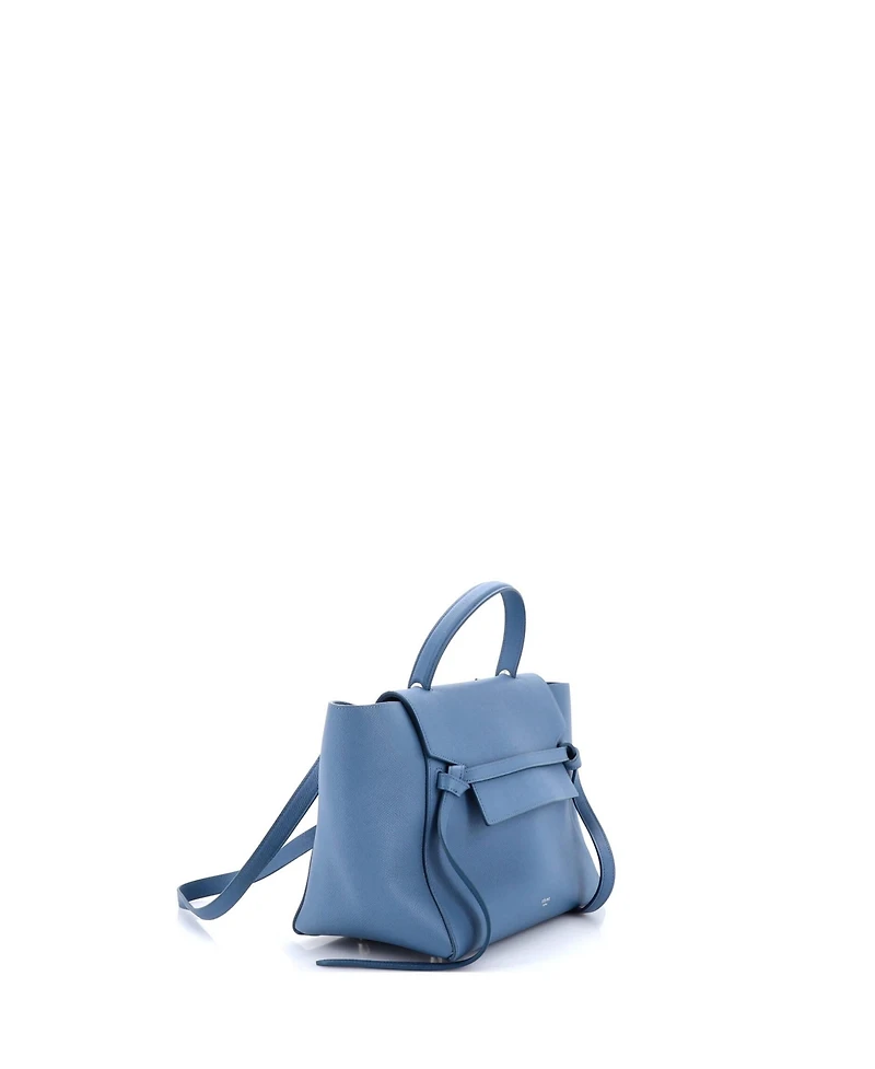 Pre-Owned Celine Mini Belt Bag Textured Leather