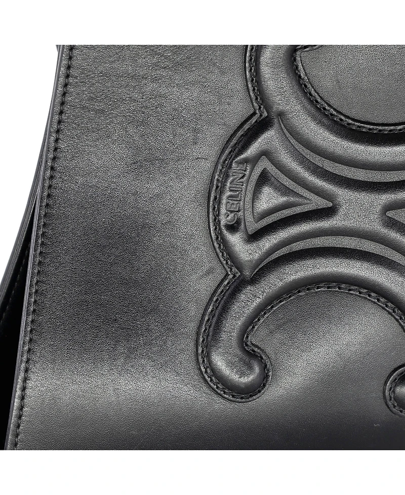 Pre-Owned Celine Small Cuir Triomphe Bucket Bag Leather