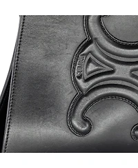 Pre-Owned Celine Small Cuir Triomphe Bucket Bag Leather