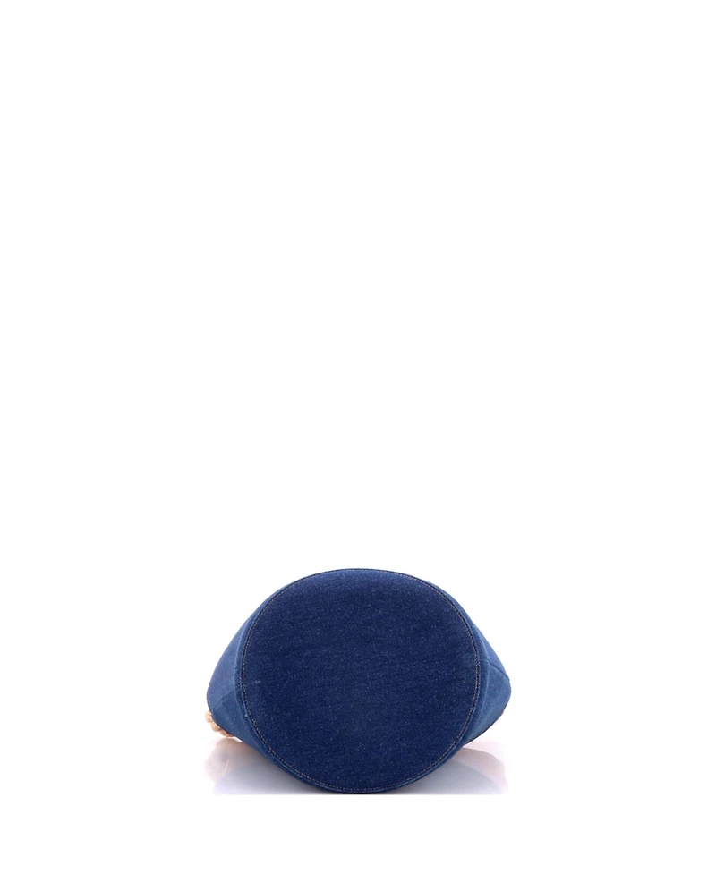 Pre-Owned Celine Small Rope Bucket Bag Denim