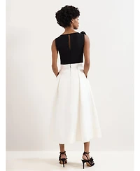 Phase Eight Women's Perla Satin Midi Dress